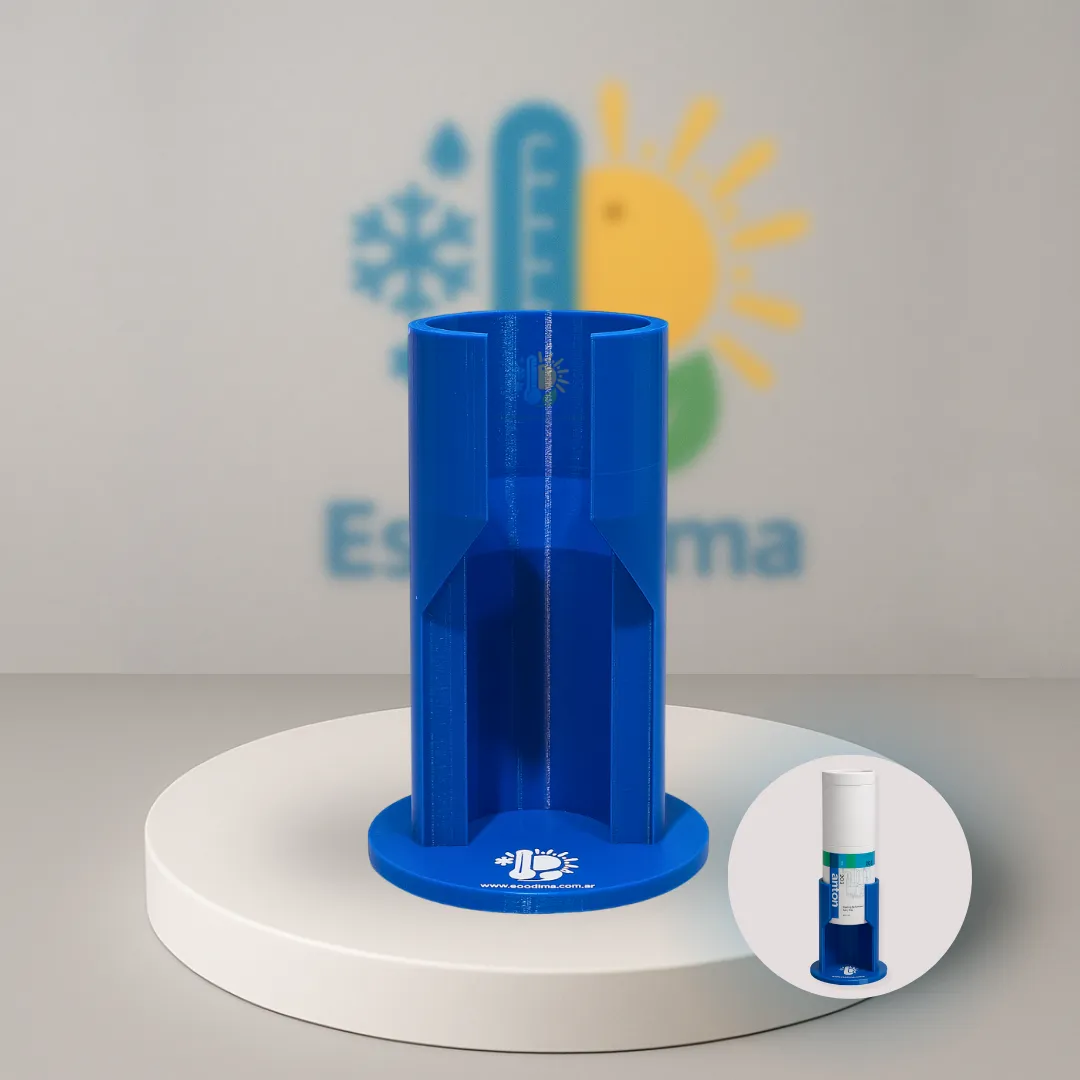 SOPORTE PORTA GASES EN LATA