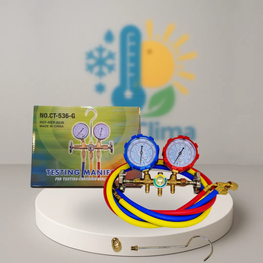 MANIFOLD R12/R22 CON MAGUERAS VISOR Y PROTECTOR CT-536-G