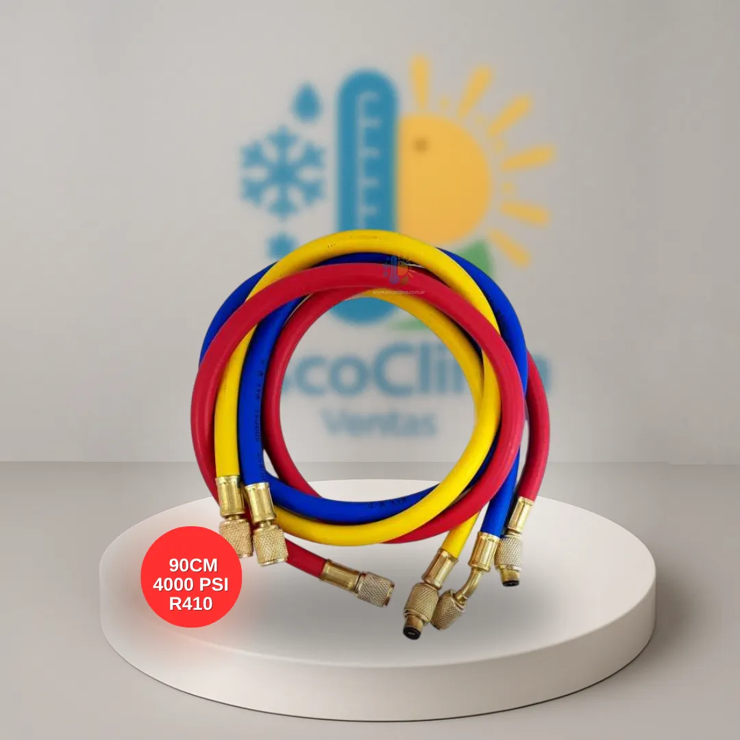 JUEGO DE MANGUERAS 90CM 4000 PSI R410