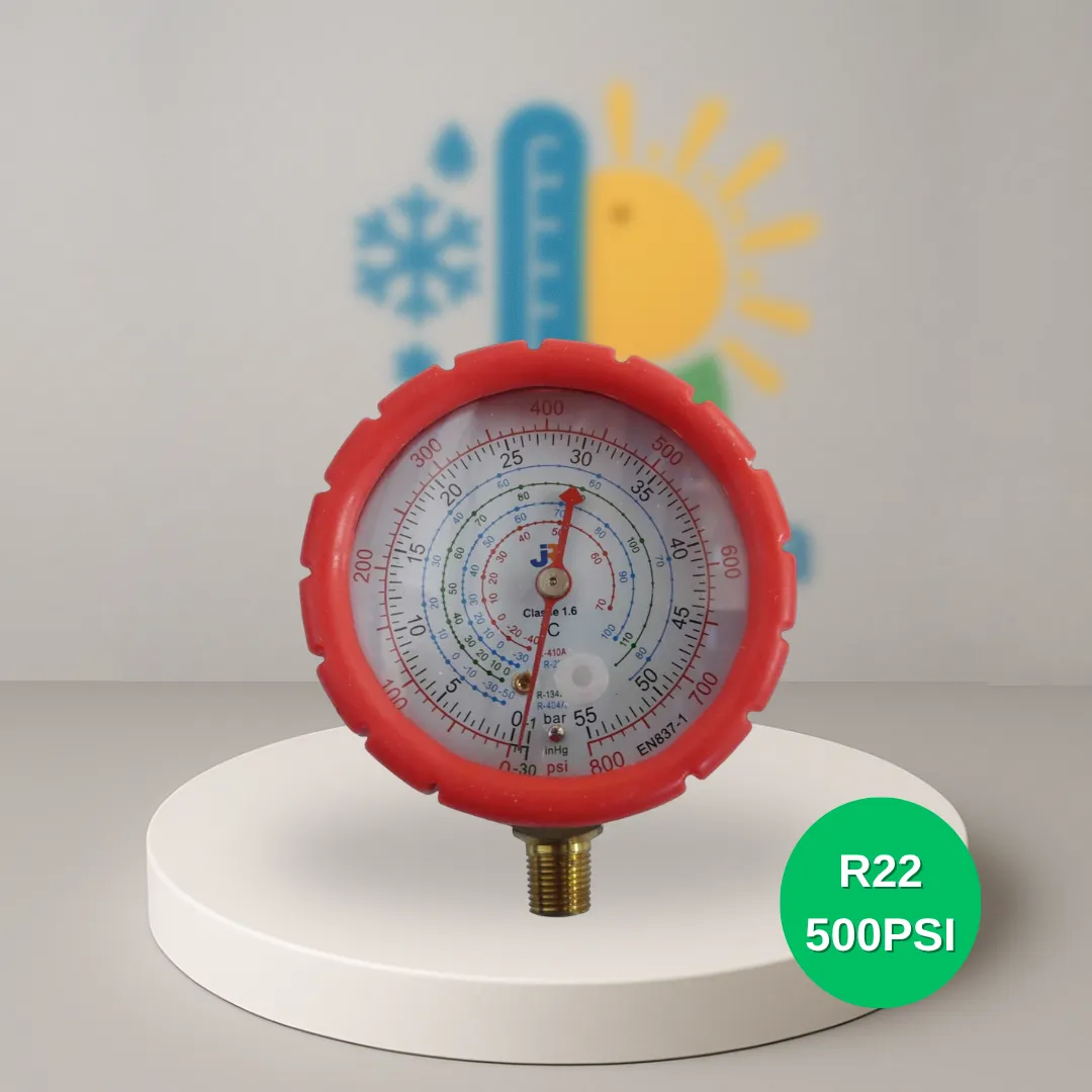 MANOMETRO ALTA R22 500 PSI - PROTECTOR