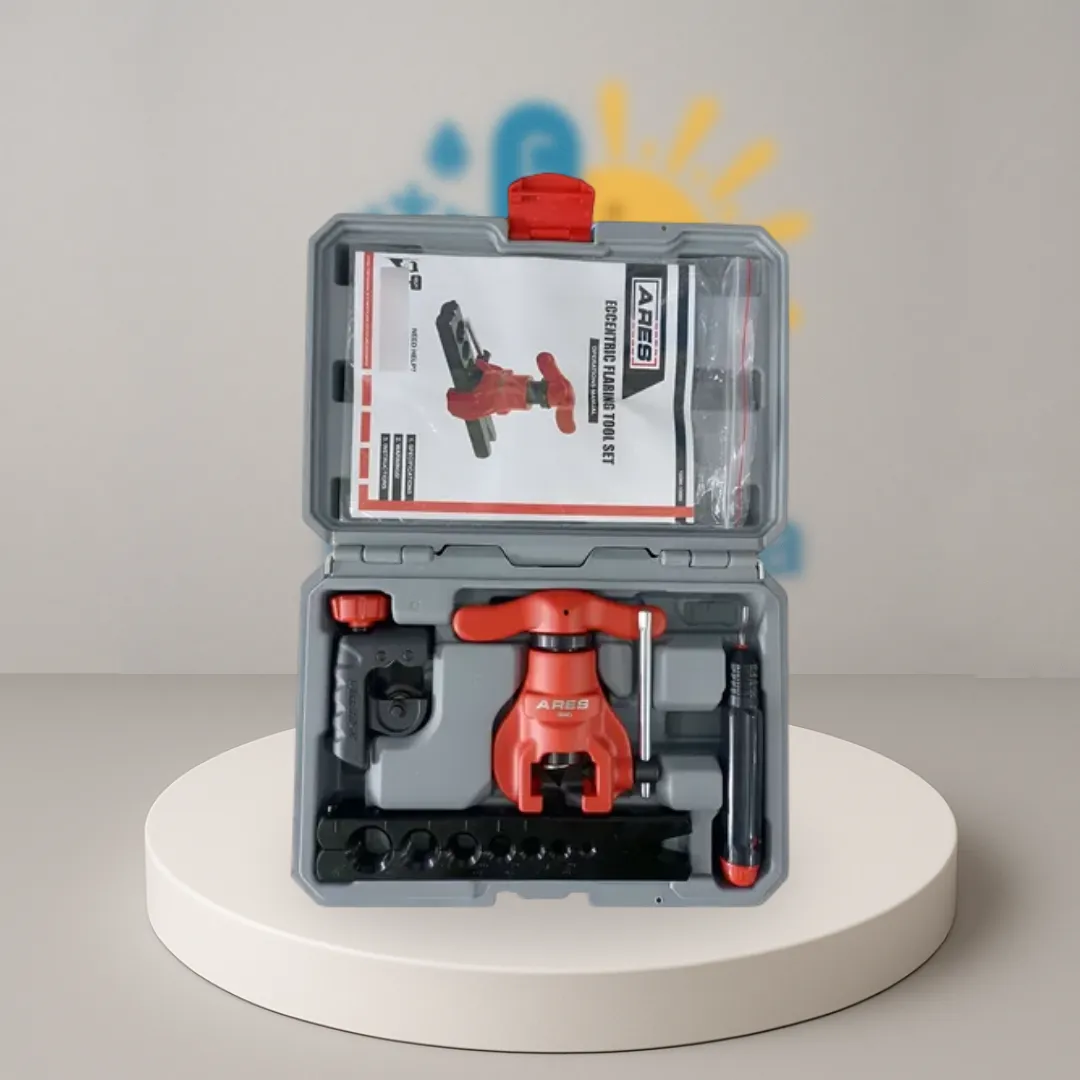 PESTAÑADORA EXCÉNTRICA ARES + EMBRAGUE + CORTADORA + ESCARIADOR EN MALETÍN